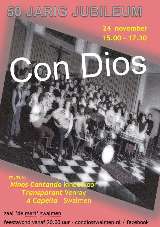 Con Dios 50 jarig jubileum 24 november 2018